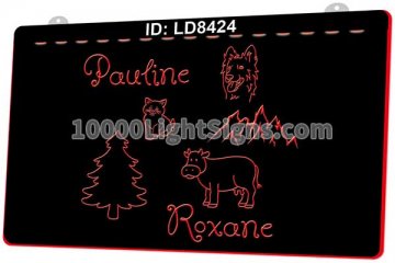 LD8424 Tree Dog Cat Cow Pauline Roxane