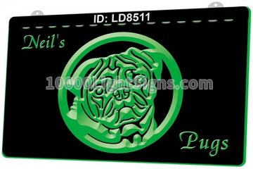 LD8511 Neil's Pugs Dog Pet