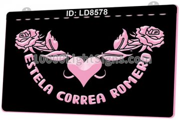 LD8578 Rose Heart Love Estela Correa Romero