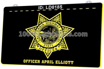 LD8185 California Highway Patrol Officer April Elliott