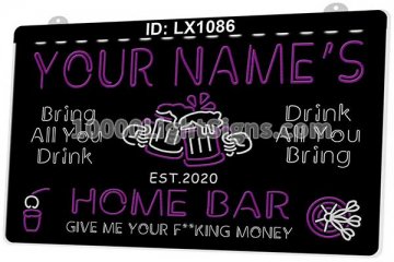 LX1086 Your Names Mug Home Bar Give Me Your F cking Money