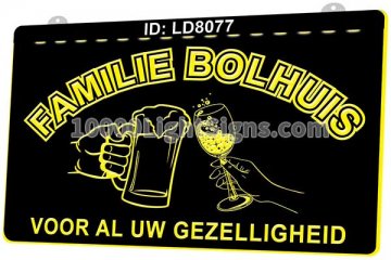 LD8077 Familie Bolhuis Voor Al Uw Gezelligheid Beer Mug Wine