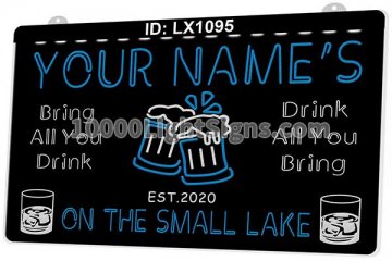 LX1095 Your Names Mug On the Small Lake