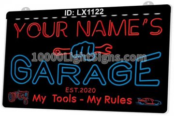LX1122 Your Names Garage My Tools Rules