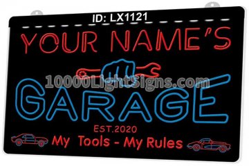 LX1121 Your Names Garage My Tools Rules
