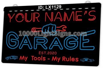 LX1129 Your Names Garage My Tools Rules
