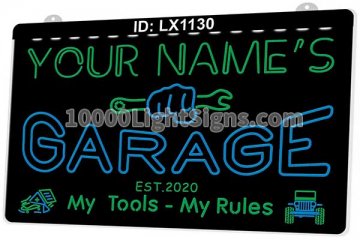 LX1130 Your Names Garage My Tools Rules