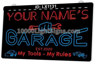 LX1131 Your Names Garage My Tools Rules