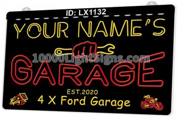 LX1132 Your Names Garage 4 X Ford