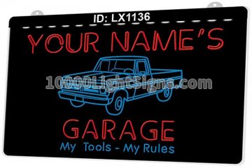 LX1136 Your Names Garage My Tools Rules