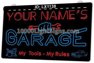 LX1138 Your Names Garage My Tools Rules
