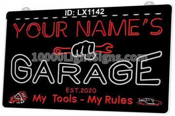 LX1142 Your Names Garage My Tools Rules