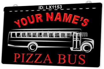 LX1153 Your Names Pizza Bus