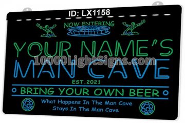 LX1158 Your Names Man Cave Bring Your Own Beer