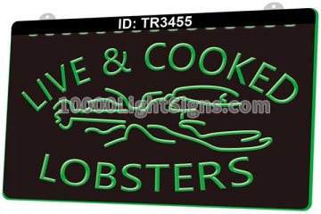 TR3455 Live Cooked Lobsters
