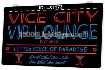 LX1173 Your Names Vice City Vip Lounge Little Piece of Paradise
