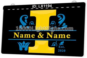 LX1194 Your Names I Couples Marry Commemorate