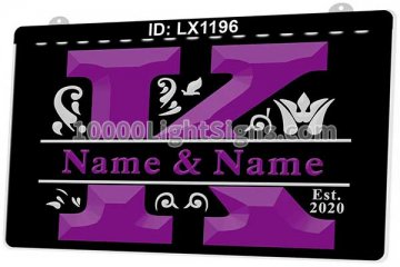 LX1196 Your Names K Couples Marry Commemorate