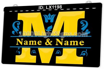 LX1198 Your Names M Couples Marry Commemorate