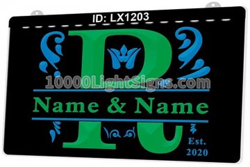 LX1203 Your Names R Couples Marry Commemorate