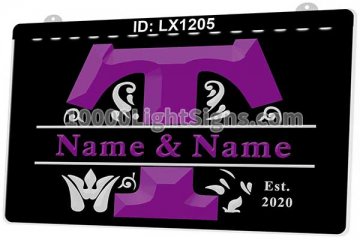 LX1205 Your Names T Couples Marry Commemorate