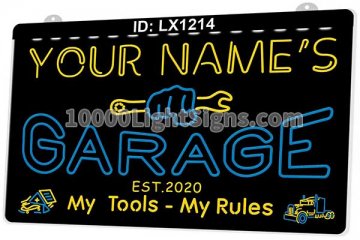 LX1214 Your Names Garage My Tools Rules
