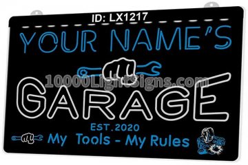 LX1217 Your Names Garage My Tools Rules