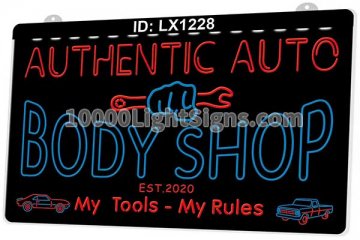 LX1228 Your Names Authentic Auto Body Shop My Tools My Rules