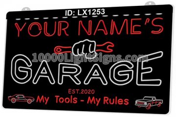 LX1253 Your Names Garage My Tools Rules