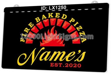 LX1250 Your Names Fire Baked Pizza