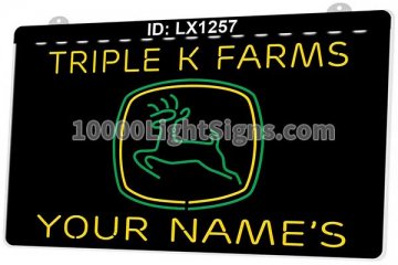 LX1257 Your Names Triple K Farms John Deere