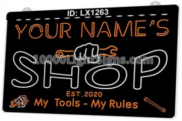LX1263 Your Names Shop My Tools My Rules