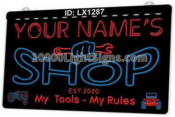 LX1287 Your Names Shop My Tools My Rules