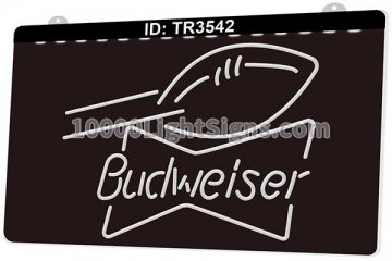 TR3542 Budweiser Beer Bar Football