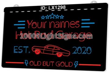 LX1298 Your Names Hot Rod Garage Old But Gold