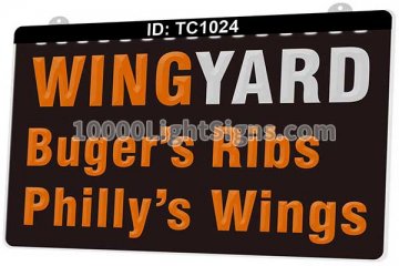 TC1024 Wing Yard Buger's ribs Philly's Wings