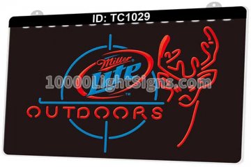 TC1029 Miller Lite Beer Outdoors