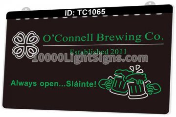 TC1065 O Connell Brewing Co Beer Always Open