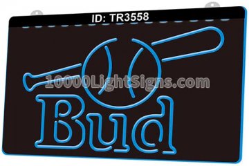 TR3558 Budweiser Beer Baseball Bar
