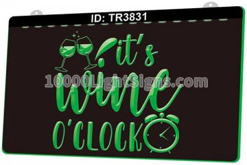 TR3831 It's Wine O'clock Bar Pub