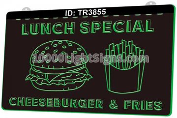 TR3855 Lunch Special Cheeseburger Fries