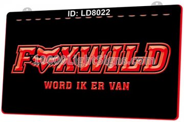 LD8022 Foxwild Racing Word Ik Er Van