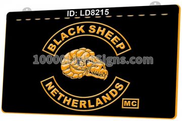 LD8215 Black Sheep Netherlands Motorcycle Club