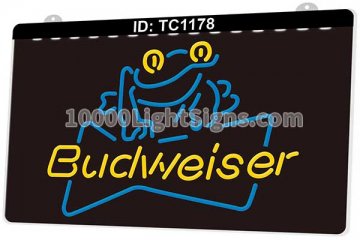 TC1178 Budweiser Frog Beer Bar