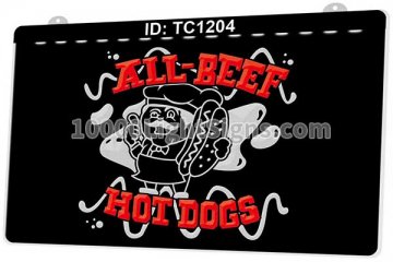 TC1204 All Beef Hot Dogs Food