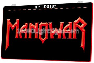LD8137 Manowar Heavy Metal Band Music