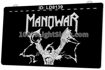 LD8139 Manowar Heavy Metal Band Music