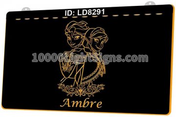 LD8291 Anna and Elsa Frozen Ambre Disney