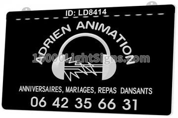 LD8414 Adrien Animation Anniversaires Mariages Repas Dansants