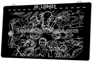 LD8423 Young pirates Anime One Piece